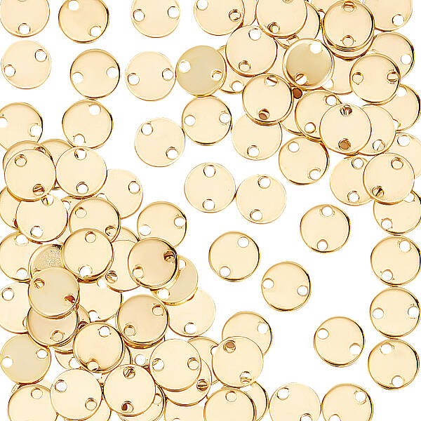100Pcs 304 Stainless Steel Connector Charms
