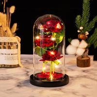 Valentine's Day Artificial Rose Design Night Light, Creative Diy Bouquet Gift Night Light, Eternal Rose, Decorations for Room...