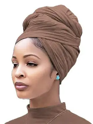 Women's Solid Color Turban Hat, Casual Trendy Minimalist Turban Hat, Fashionable Clothes Accessories for Daily & Party Decora...