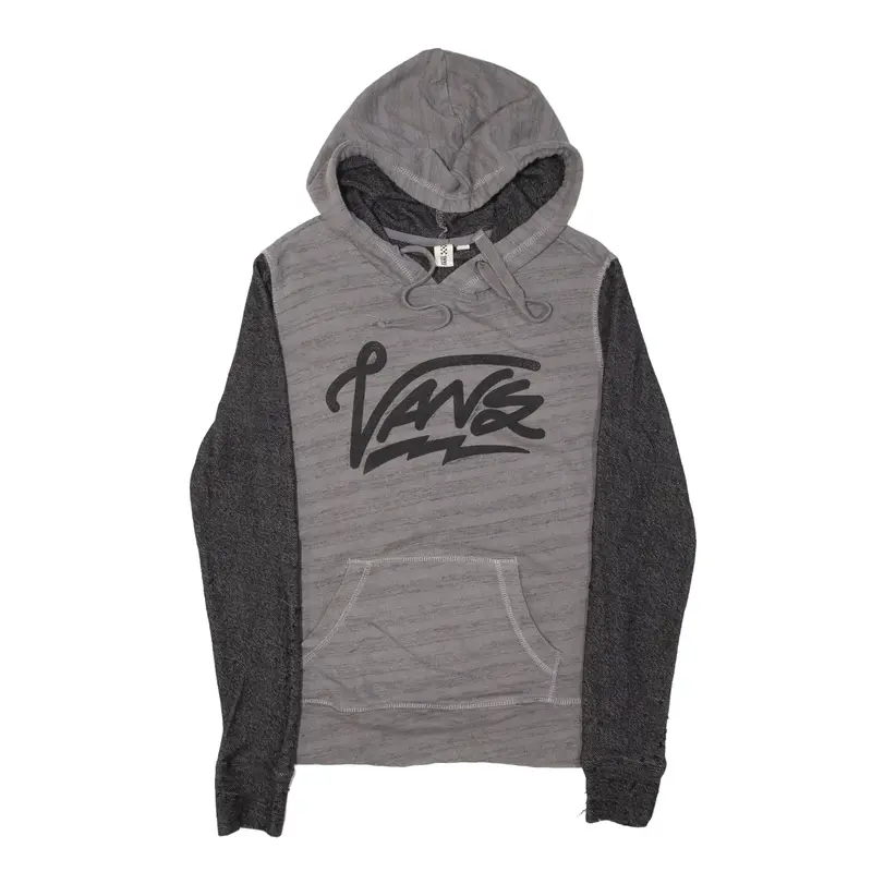 VANS Hoodie Grey Pullover Mens S