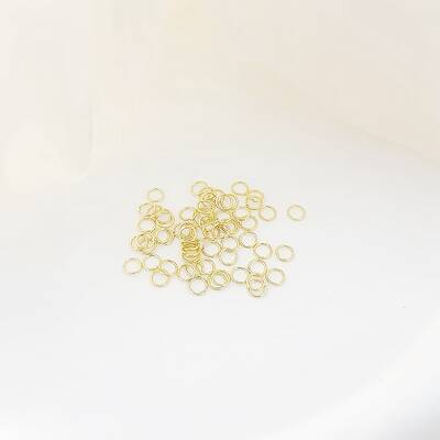 50Pcs Brass Open Jump Rings