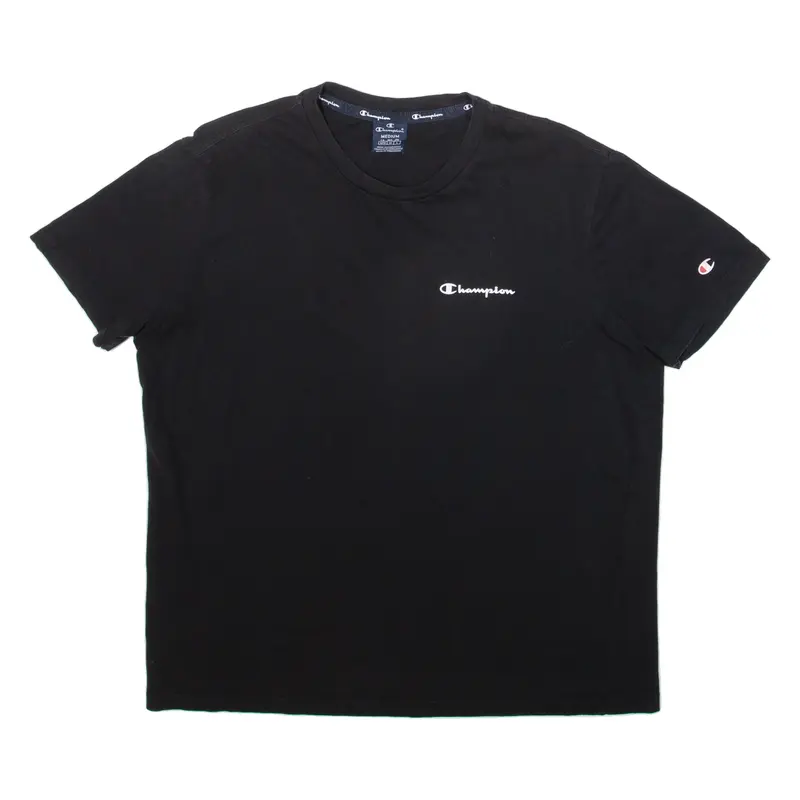 CHAMPION Mens T-Shirt Black M