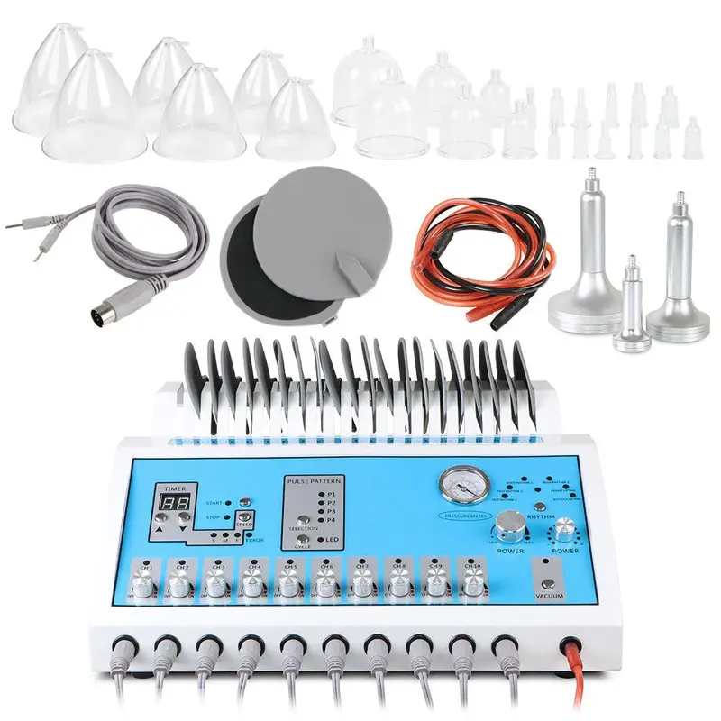 2 in 1 Microcurrent BIO Body Slimming Breast Enhancement Lymphatic Detox Machine for Spa Salon Studio Home Use | WL-VS1000B