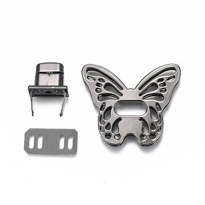 Alloy Bag Twist Lock Clasps