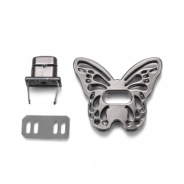 Alloy Bag Twist Lock Clasps