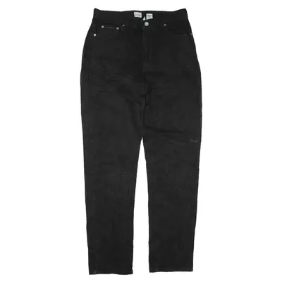 CALVIN KLEIN Jeans Black Denim Regular Tapered Womens W30 L31