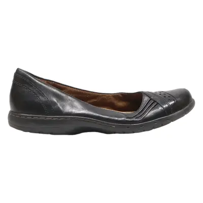 ROCKPORT Ballet Shoes Black Leather Womens UK 6