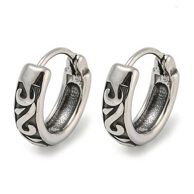 316 Surgical Stainless Steel Hoop Earrings