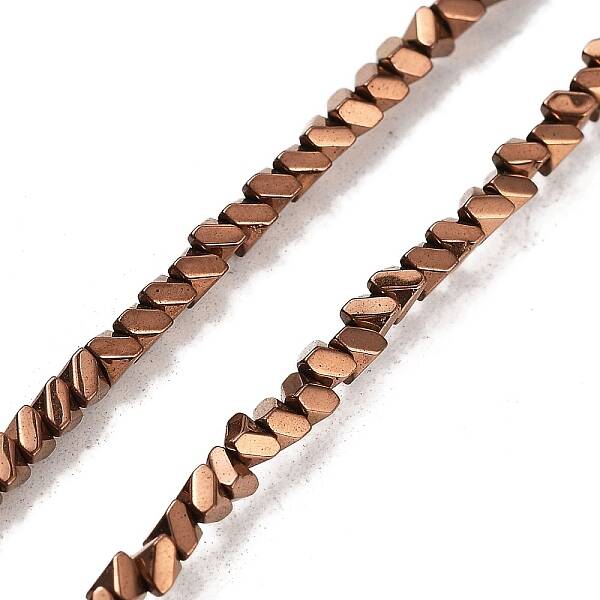Synthetic Non-magnetic Hematite Beads Strands