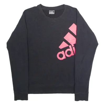 ADIDAS Womens Sweatshirt Grey Crew Neck M