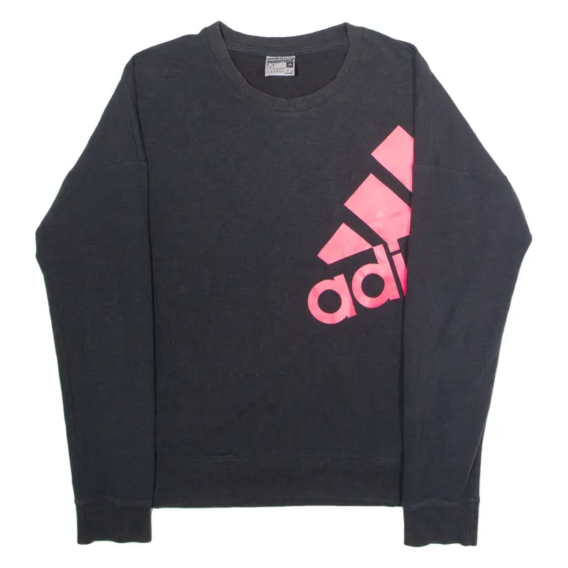 ADIDAS Womens Sweatshirt Grey Crew Neck M