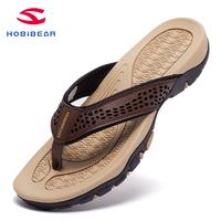 HOBIBEAR Mens Sport Flip Flops Comfort Casual Thong Sandals Outdoor Casual Comfortable Home Slippers Trendy Beach No-slip Toe...