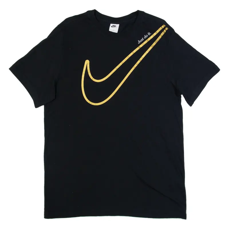 NIKE Mens T-Shirt Black L