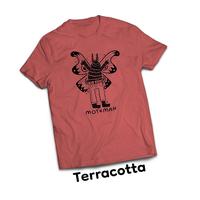 Mothman Red Short Sleeve t-shirt Hand Printed Screen Printing Cotton Menswear Top Unisex