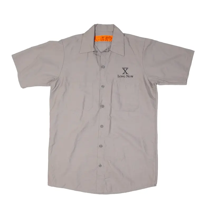 RED KAP TouchTex X Long Now Worker Shirt Beige Short Sleeve Mens S