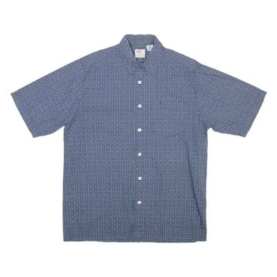 LEVI'S Mens Shirt Blue Check S