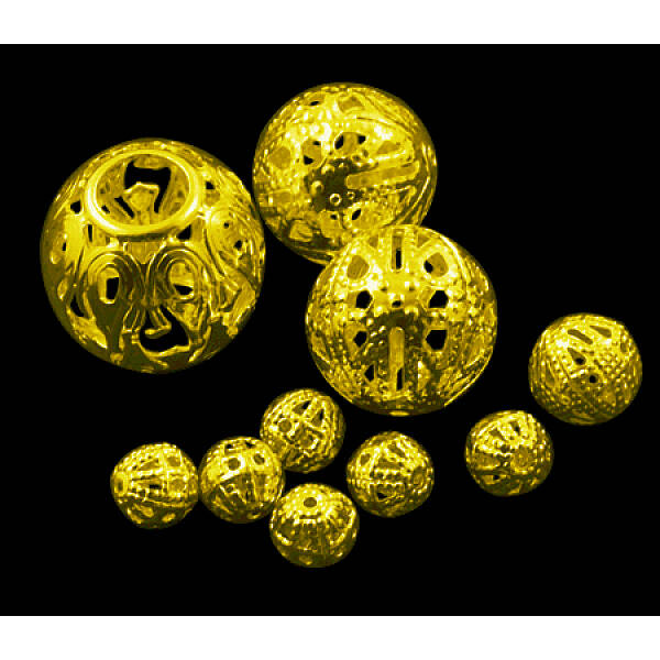 Iron Filigree Beads