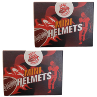 1 in 8 Chance - Pick Your Pair of Teams Live Stream Breaks - (2) Signed Football Memorabilia Mini Lid Break and Football Card...