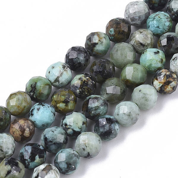 Natural African Turquoise(Jasper) Beads Strands