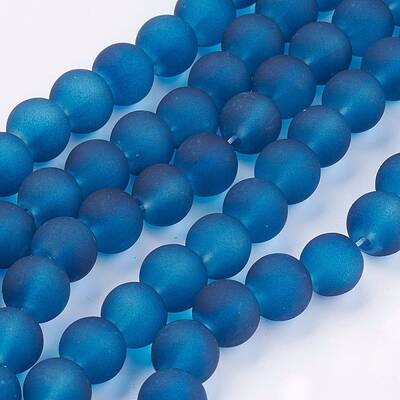 Transparent Glass Bead Strands