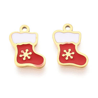 304 Stainless Steel Enamel Charms