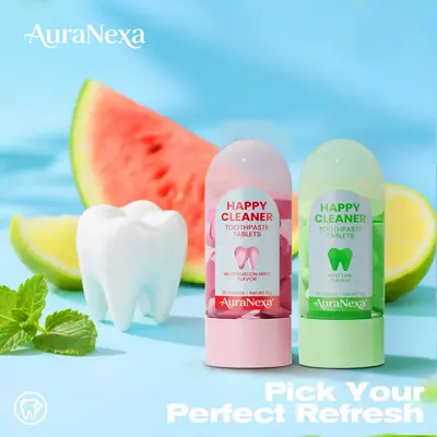 AuraNexa Solid Toothpaste – Fluoride-Free, Eco-Friendly, Portable, Long-Lasting Fresh Breath | Natural Oral Care #dealsfory...