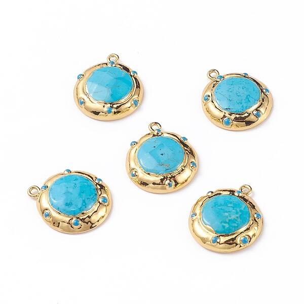Natural Howlite Pendants