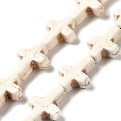 Synthetic Turquoise Dyed Beads Strands