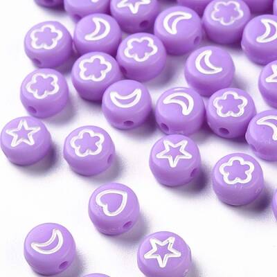 Opaque Acrylic Beads