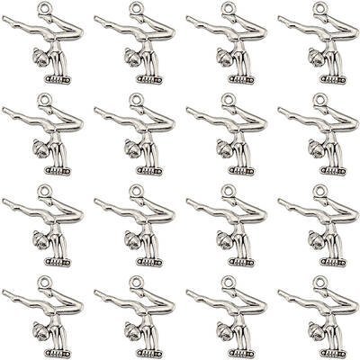 80PCS Tibetan Style Alloy Pendants