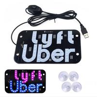 Car Interior Stickers Light Signs for Car, Glow Green Led Sign for Car Windshield, Decal Stickers with Suction Cups Flashing ...