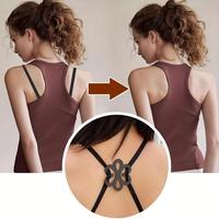 Flower Shaped Bra Strap Clip, 2 Counts Invisible Anti-slip Bra Strap Holder, Women's Undergarment Accessories for Crossback S...