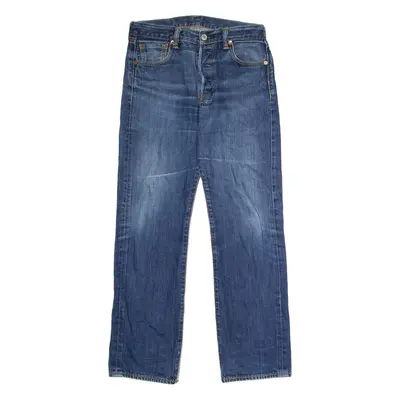 LEVI'S Mens Jeans Blue Regular Straight Stone Wash W28 L28