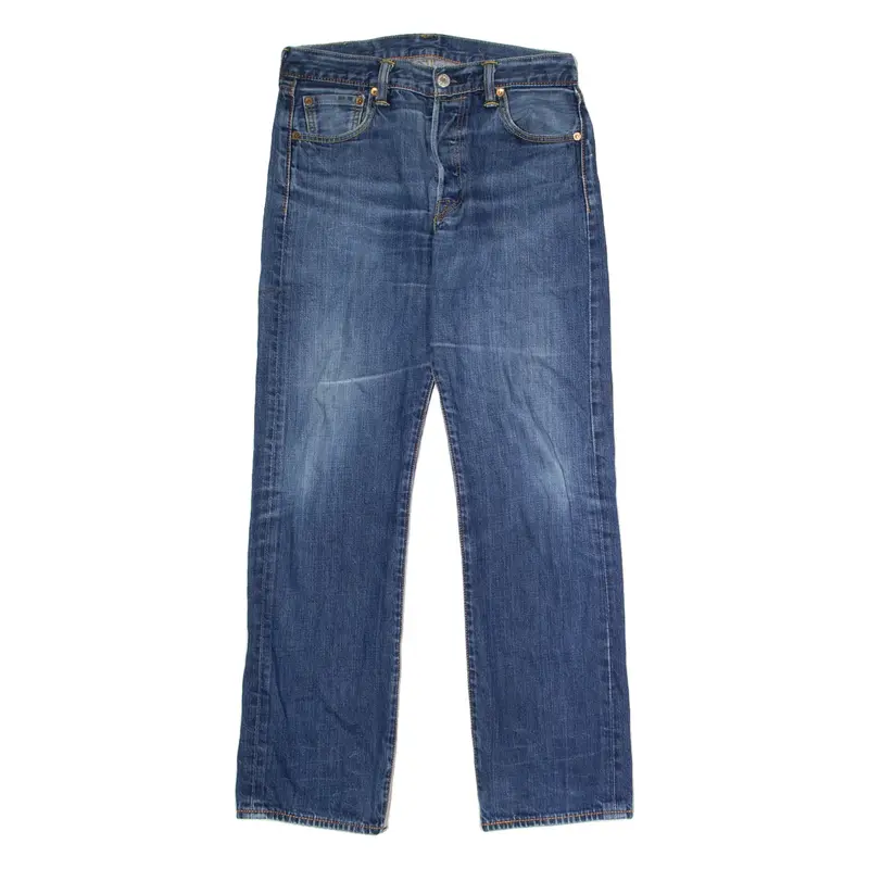 LEVI'S Mens Jeans Blue Regular Straight Stone Wash W28 L28