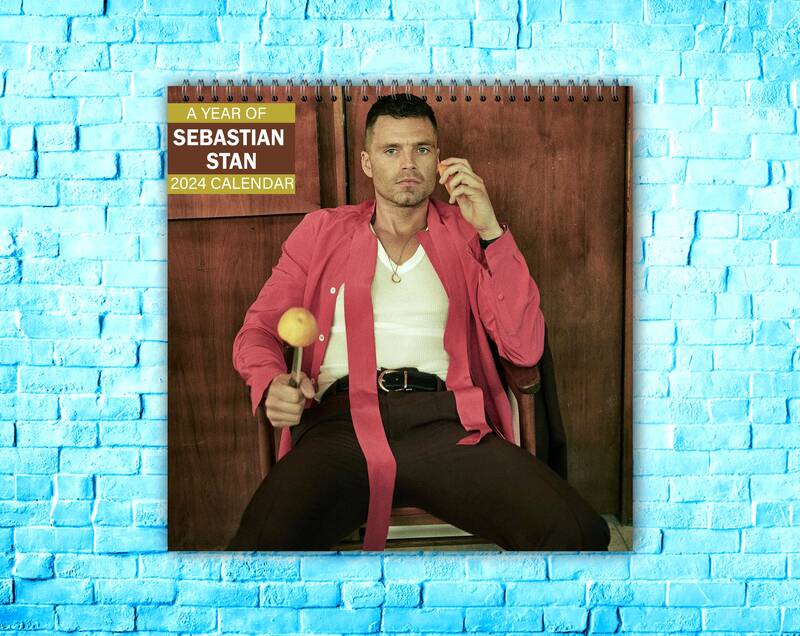 Sebastian Stan Calendar 2024 Celebrity Calendar 2024 Wall Calendar