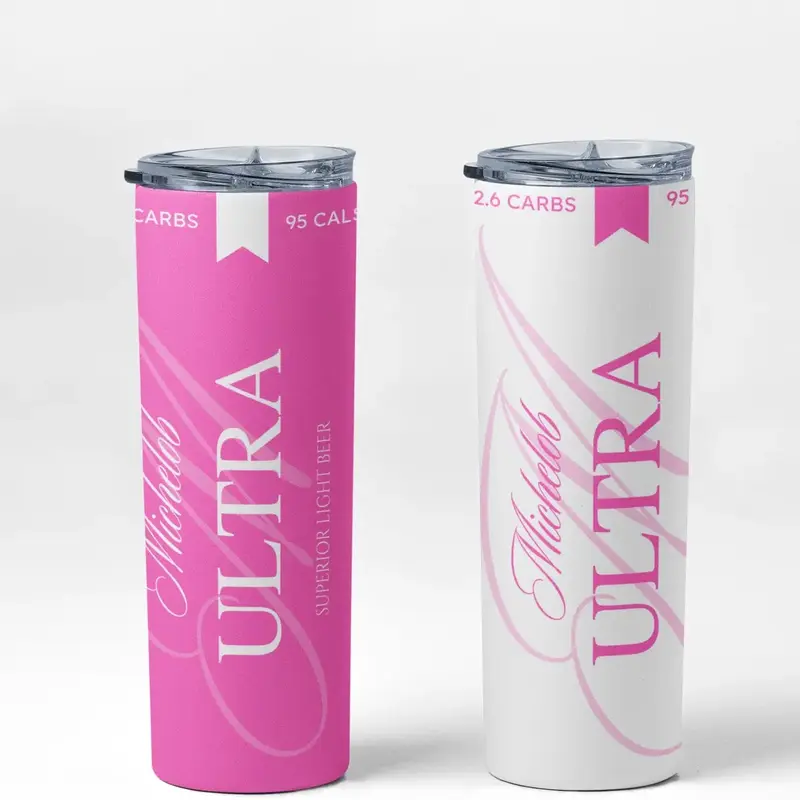 Ultra Beer Drinking Cup Tumbler 20 oz Gift for Beer Lovers Bottle Drinkware