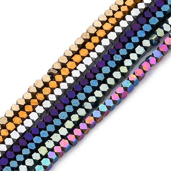Electroplated Non-magnetic Hematite Beads Strands