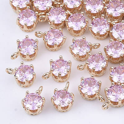 Transparent Glass Charms