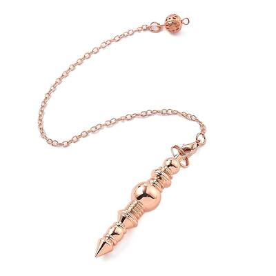 Brass Dowsing Pendulum Big Pointed Pendants