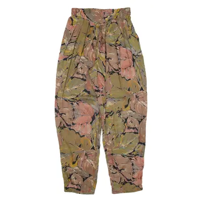 Womens Trousers Green Relaxed Tapered W26 L28