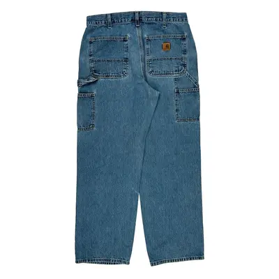 Carhartt Carpenter Jeans - 33W 30L Blue Cotton