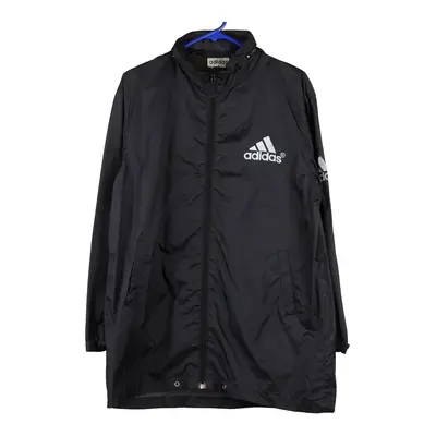 Adidas Windbreaker - Medium Black Nylon