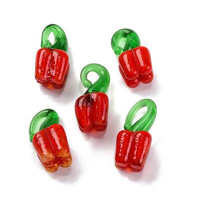 Fruit Food Glass Pendant