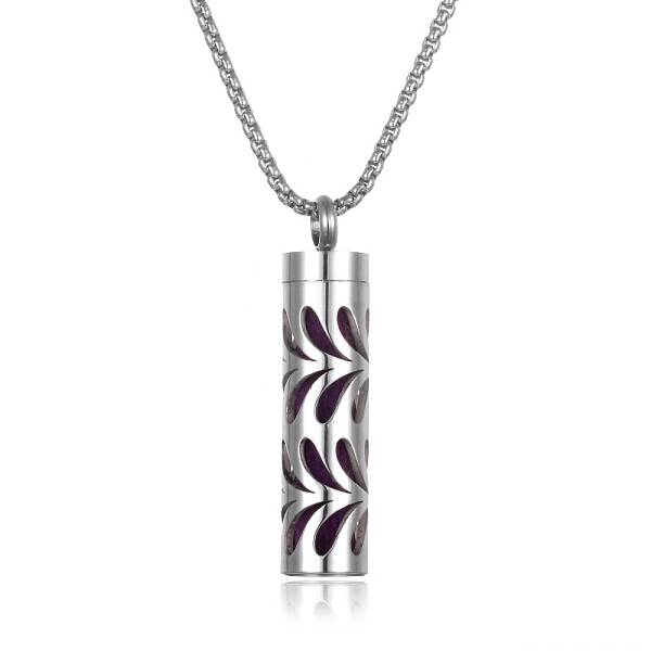 Stainless Steel Perfume Bottle Necklaces