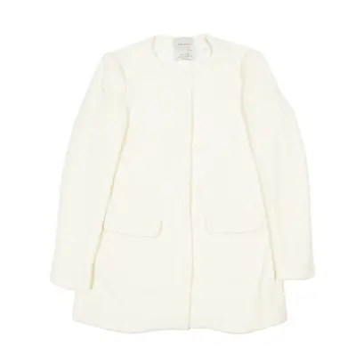 ZARA BASIC Jacket Cream Womens XS