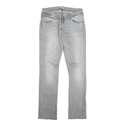 TOMMY HILFIGER Jeans Grey Denim Slim Straight Womens W30 L32