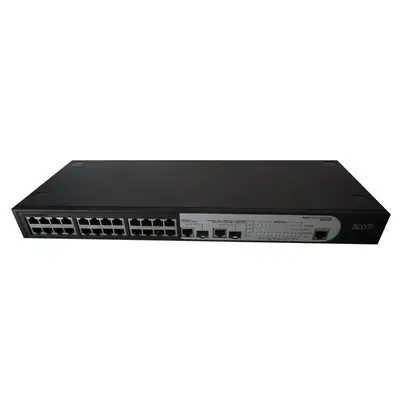 3CBLSF26H 3Com Baseline 2226 Plus 24 x RJ-45 Ports 10/100Base-TX + 2 x Shared SFP Ports Layer 2 Managed Rack-mountable Fast E...