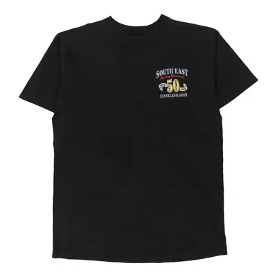 Cleveland OH Harley Davidson Graphic T-Shirt - Large Black Cotton