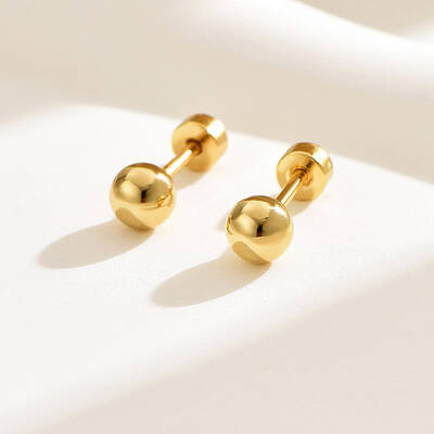 Gold Plated Cute Yellow Earrings for Women
