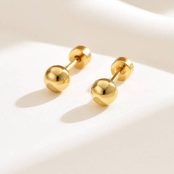 Gold Plated Cute Yellow Earrings for Women